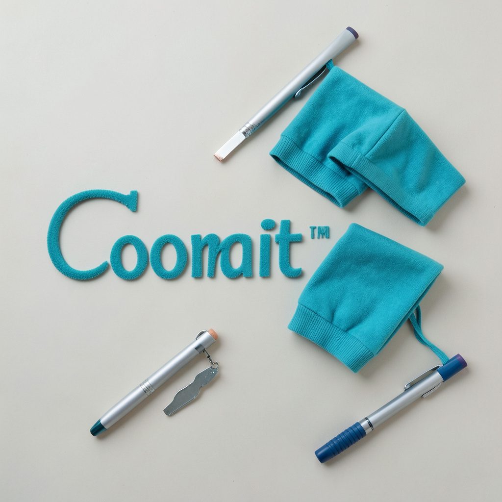 Logo Comfort Hotel Mouffetard, teal and charcoal wordmark on white